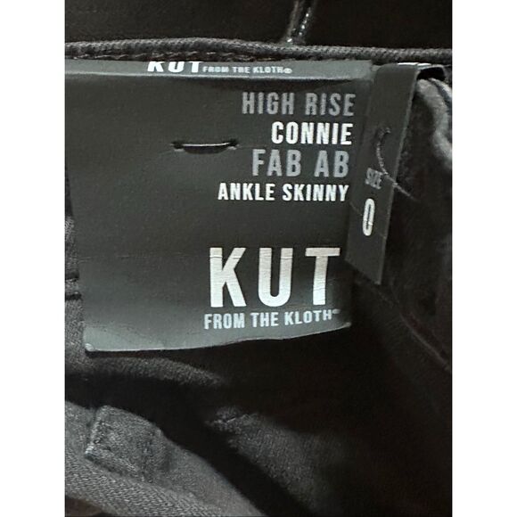 KUT from the Kloth Connie Ankle Skinny black size 0 - Picture 8 of 8